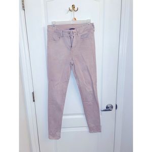 Pink Super Stretch Skinny Ankle Jeans